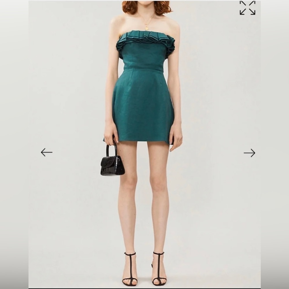 Reformation Reef Bandeau Mini Dress